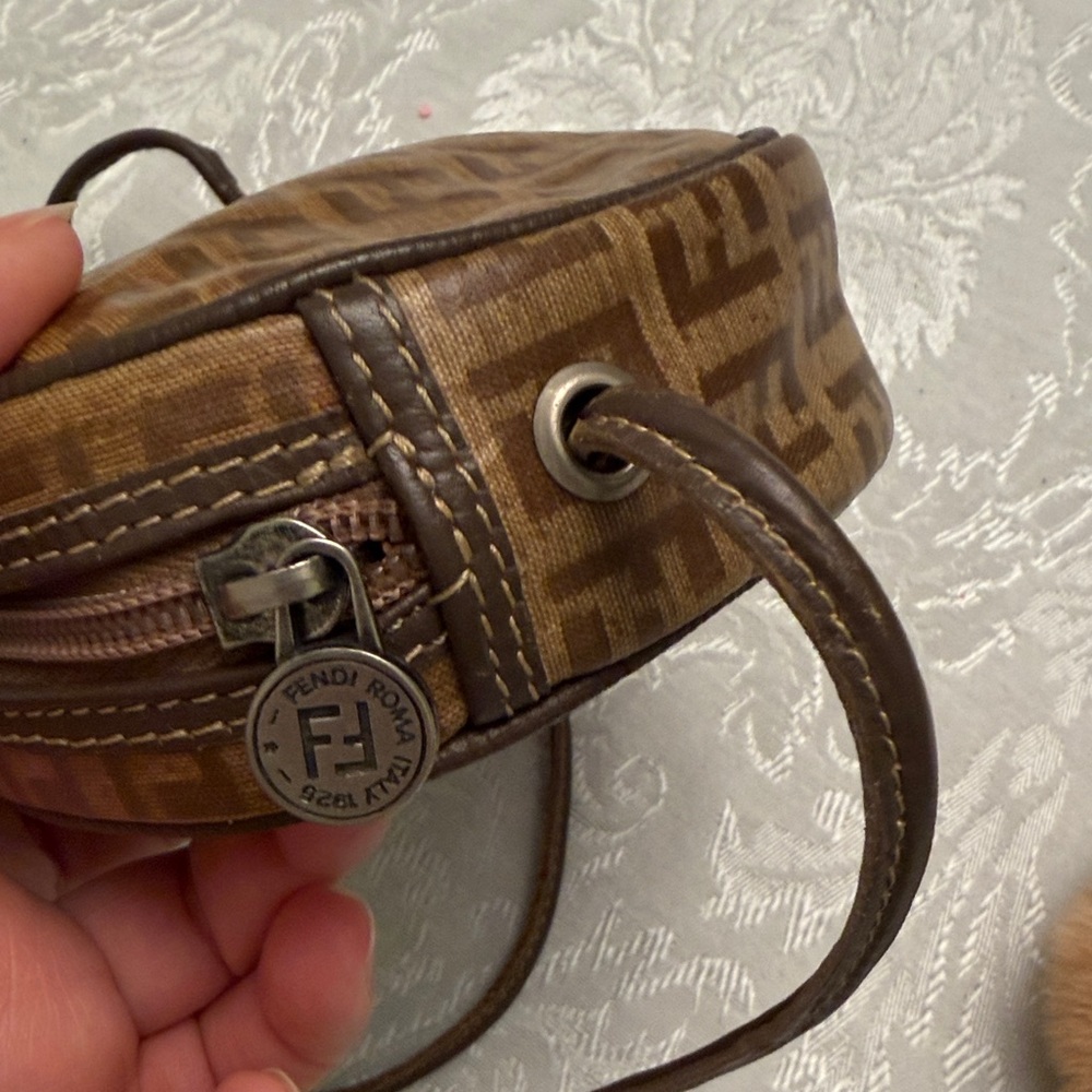 Fendi Zucchino Mini Coated Canvas bag👜PRICE FIRM - Picture 7 of 10